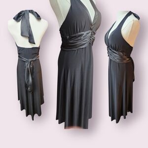 Black Backless Dress